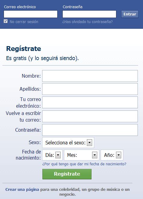 Como Crear Cuenta En Facebook Como Iniciar Sesion En