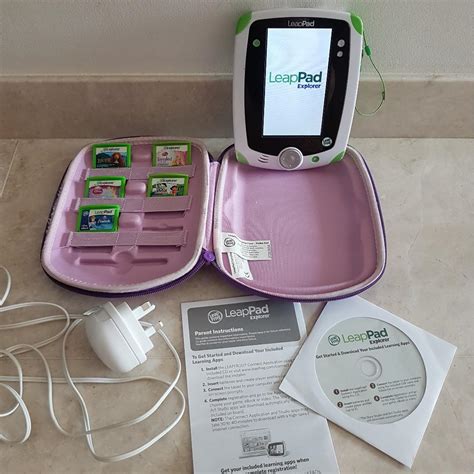 LeapFrog Leap Pad Explorer Disney Games (Cinderella, Tangled, Princess ...