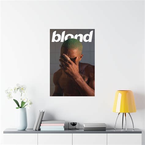 Frank Ocean Poster Frank Ocean Blonde Poster Blonde Premium Matte