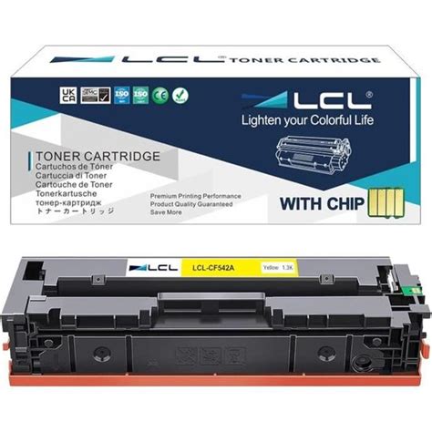 Cartouche De Toner Compatible A Cf A Jaune Remplacement Pour