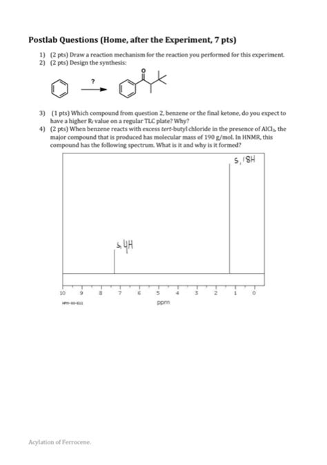 Solved Postlab Questions Home After The Experiment 7 Pts Chegg