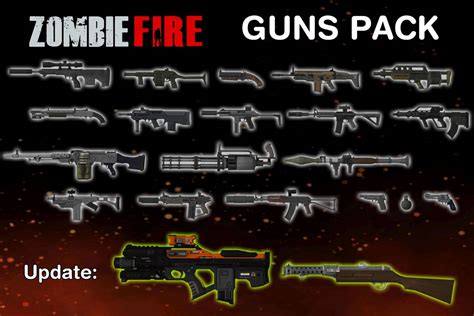 Zombie Fire Guns Pack Xps By Otev On Deviantart