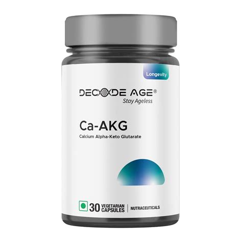 Decode Age Ca Akg Supplement Calcium Alpha Ketoglutarate Improve