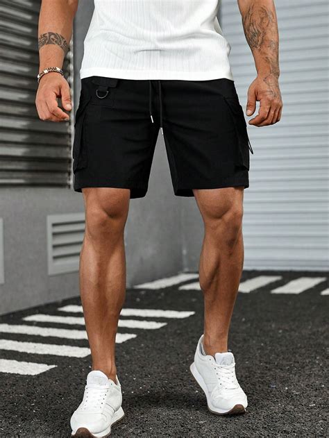 Manfinity LEGND Shorts De Carga Holgados Para Hombre Con Bolsillos Con