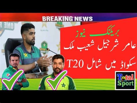 T20 World Cup Mohammad Amir Sharjeel Shoaib Malik Come Back To Pakistan