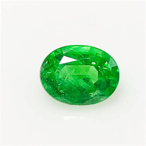 Tsavorite Garnet Oval Cut Garnet 2 Carat Garnet Green Garnet Garnet