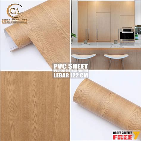 Jual Wallpaper Stiker Lemari Sticker Meja Kayu Kitchen Set Dinding