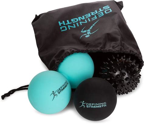 Easecube 6cm Lacrosse Massage Balls Deep Tissue Set Trigger Point And