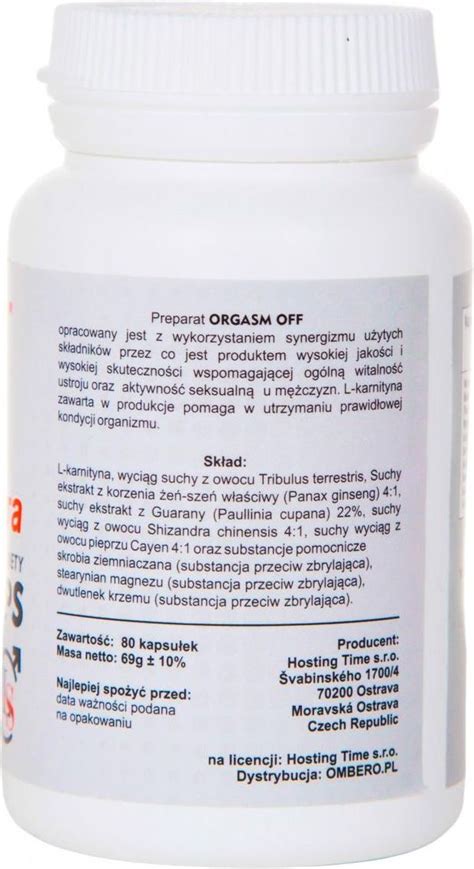 Przedwczesny Wytrysk Sex Tabletki Dla M Czyzn T Ceneo Pl