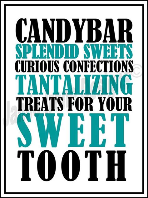 Wedding Candy Bar Sign - Etsy | Candy bar wedding sign, Candy bar ...