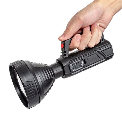 Spring Park Multifunctional Searchlight Led Flashlight Usb Rechargeable