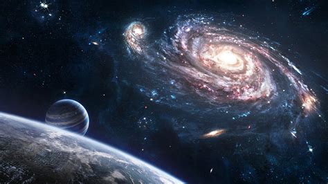 Stunning Sci-Fi Galaxy: A Breathtaking HD Wallpaper