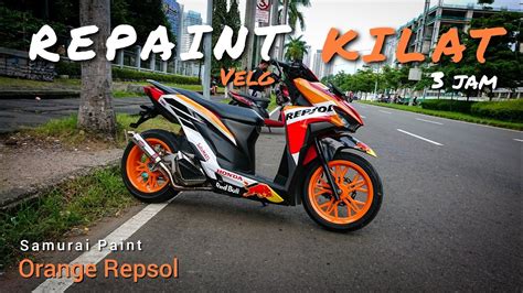 Repaint Velg New Vario 150 Youtube