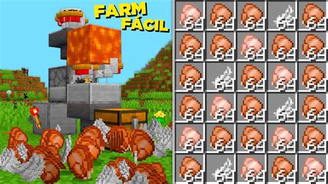 MELHOR FARM DE GALINHA do MINECRAFT FÁCIL e FAZER YouTube