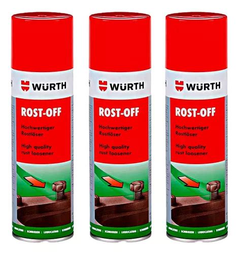 Pack Un Lubricante Desoxidante Rost Off Ml Wurth Cuotas Sin Inter S