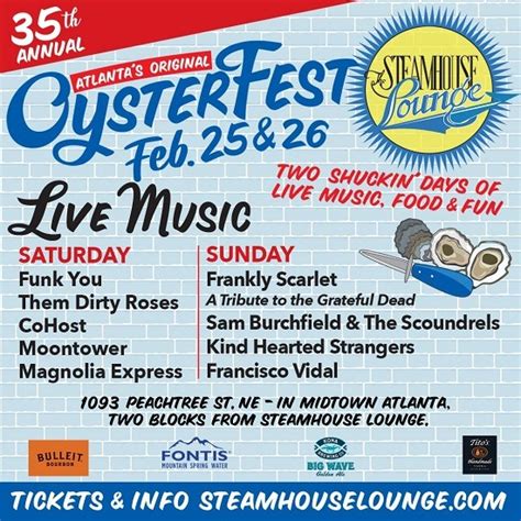 35TH ANNUAL STEAMHOUSE LOUNGE OYSTERFEST | Adventures in Atlanta