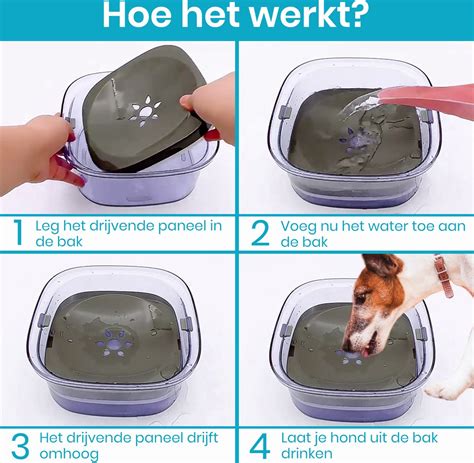 Drinkbak Hond Waterbak Hond Anti Knoei Verminderd Slobberen