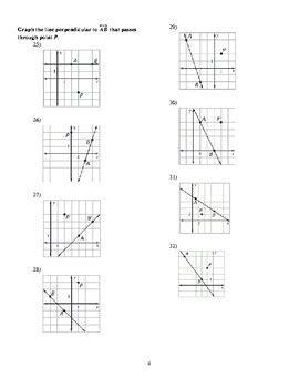 Slope of Parallel and Perpendicular Lines Worksheet by Acris Learning