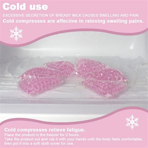 Snapklik Hot Cold Gel Bead Breast Therapy Pack Breast Ice Packs For Breastfeeding Relief