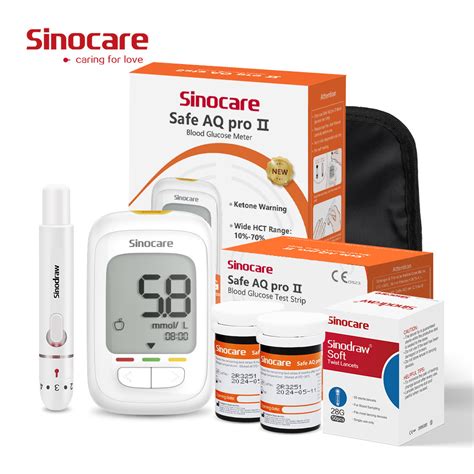 Sinocare Blood Glucose Meter Glucometer Blood Glucose Monitor With