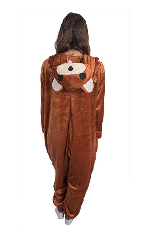 Brown Bear Onesie Costume For Women Men Teddy Bear Onesies Seeds Yonsei Ac Kr