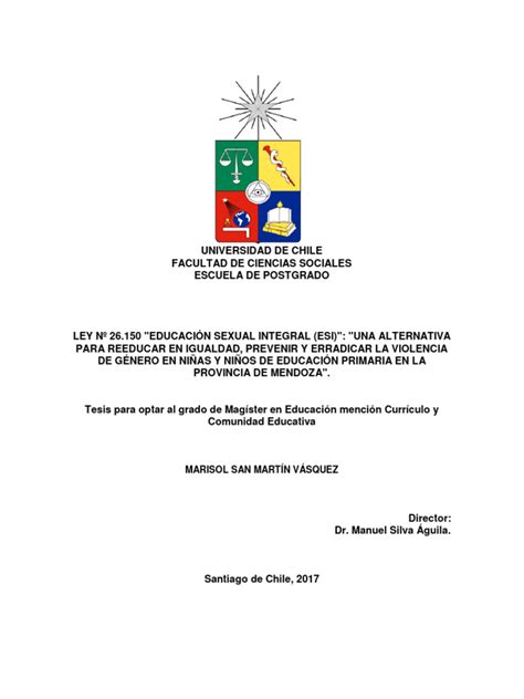 Marisol San Martín Vásquez Pdf La Violencia Contra Las Mujeres Educación Sexual