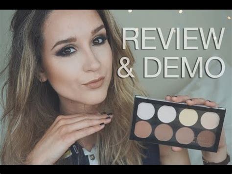 MAKEUP REVOLUTION Iconic Lights And Contour Pro Palette REVIEW DEMO