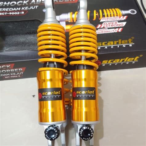 Jual Shockbreaker Xmax 250 Tabung Model Ohlins Adjust Scarlet Racing Di