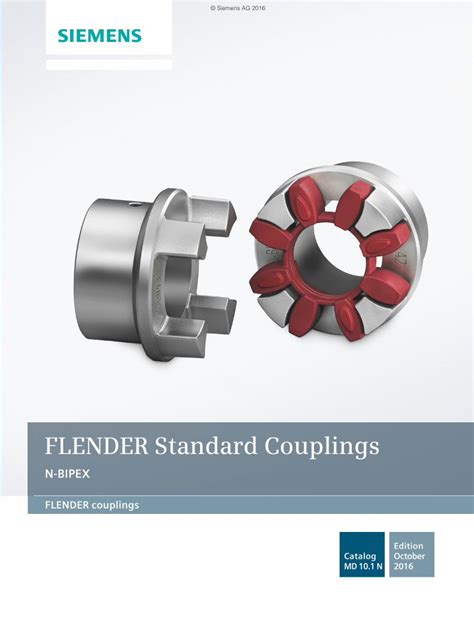 Pdf Flender Standard Couplings€¦ · · 2016 09 23fitting The Clamping Bush Connects The Hub