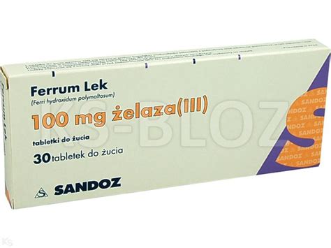 Ferrum-Lek - ulotka (dawkowanie, zastosowanie, interakcje) - KtoMaLek.pl
