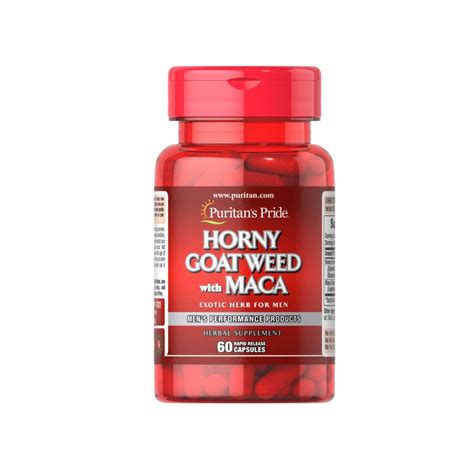 Horny Goat Weed Mg Maca Mg Capsulas Puritans P Tienda