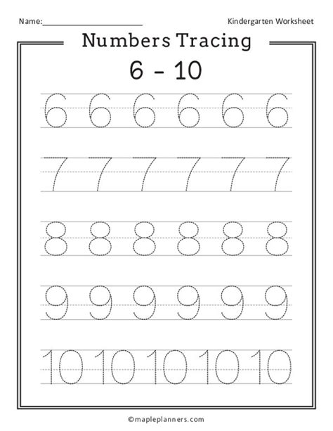 Numbers 6 10 Worksheets Numbersworksheetcom Numbers 6 10 Worksheets