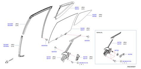 82731 1HL0A Window Motor Left Right Genuine Nissan Part