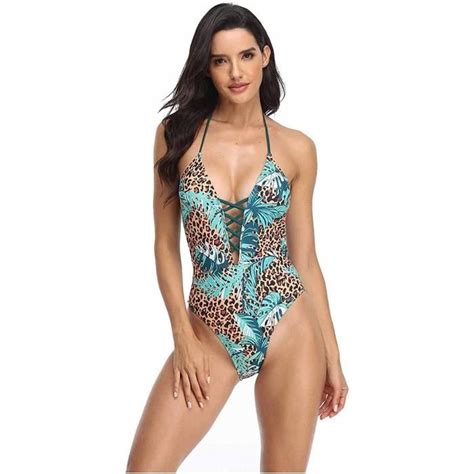 Maillot String avec Maillot de Bain Bikini Femme Couleur imprimé Swimwears Tankinis Set Bikini