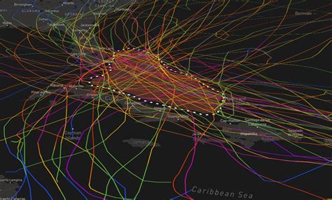 Twenty Years Of NOAAs Historical Hurricane Tracks Tool WeatherNation