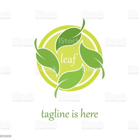 4 Leaf Logo Template Vector Design Stock Illustration Download Image