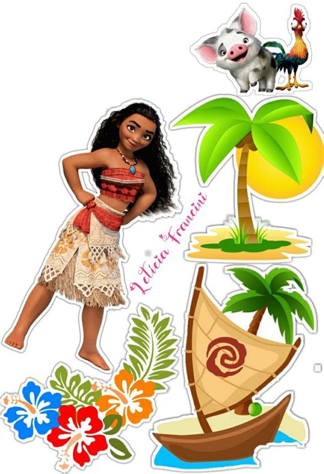 Moana Cake Topper