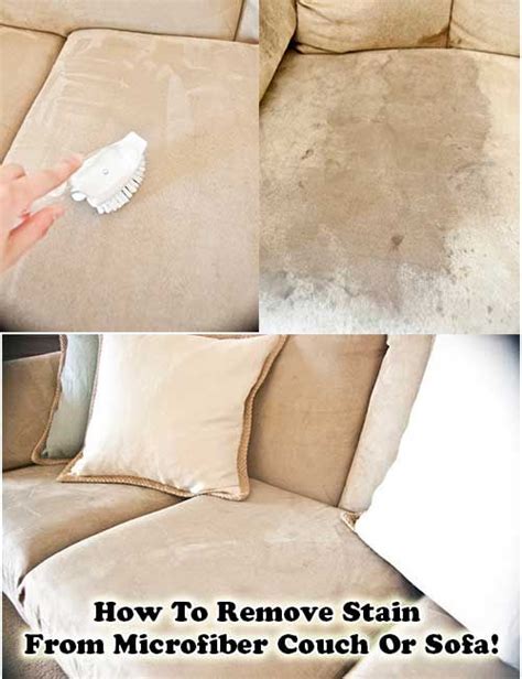 How To Remove Stain From Microfiber Couch Or Sofa House Cleaning