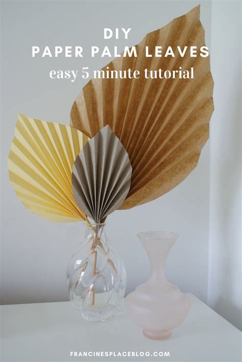 How To Make Diy Paper Palm Leaves Easy Tutorial Artofit