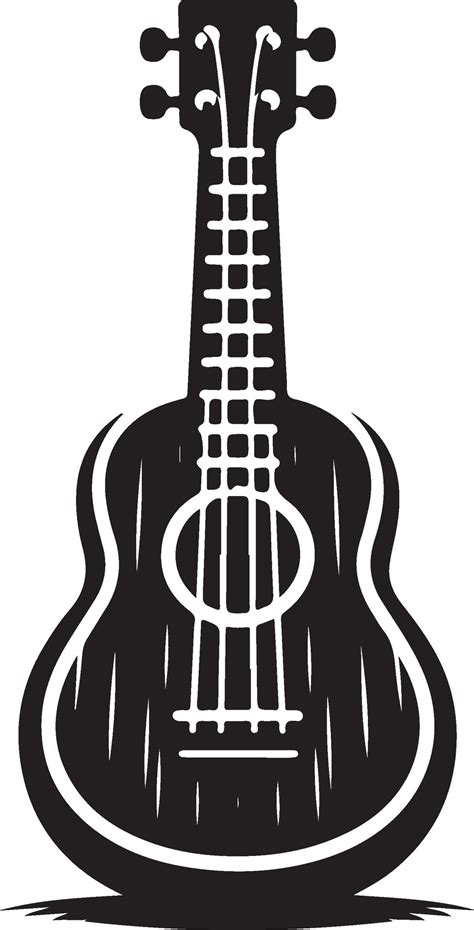 Ukulele silhouette illustration 46439874 Vector Art at Vecteezy