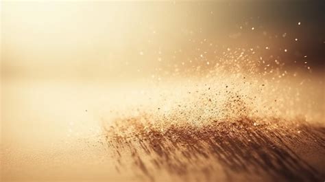 Premium AI Image | Dust particles sprayed by the wind Sand on the ground or dust on the floor ...