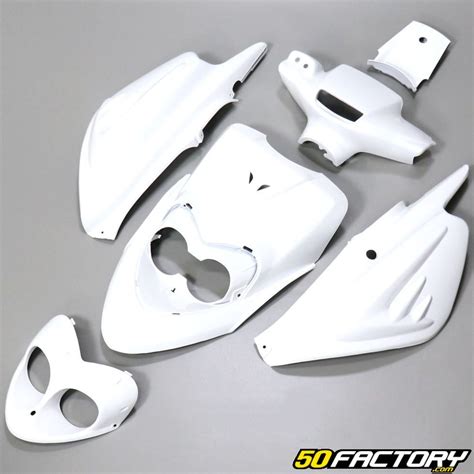 Kit carénages Bw s NG Booster Rocket 2T blanc Pièce scooter 50