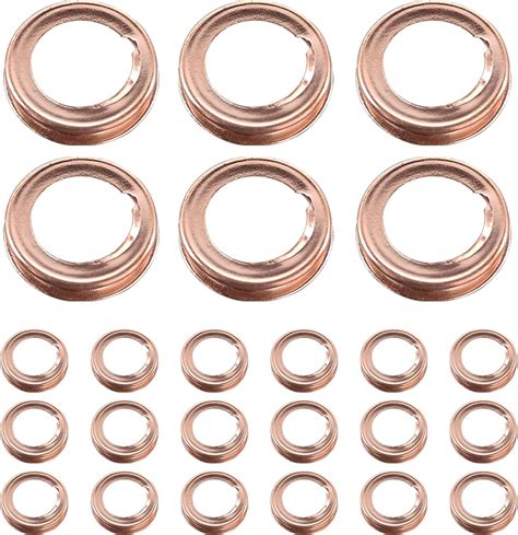 Amazon Augeny 24 PCS Oil Drain Plug Gasket O D 17mm Copper Crush