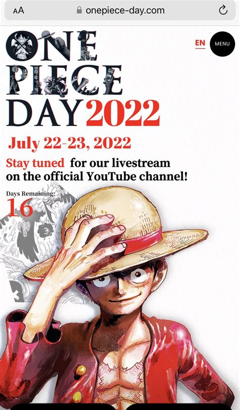 Monkey D Gizem ししし LUFFY ERA ルフィ on Twitter 16 days until