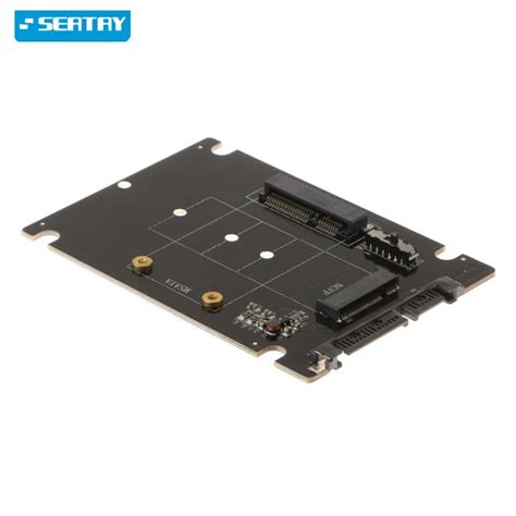 All 2 In 1 MSATA To SATA NGFF M 2 To SATA III SATA3 Converter Adapter