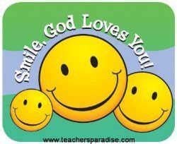 INSTRUCTIONAL FAIR Smile, God Loves You! Stickers IF-9002 ...