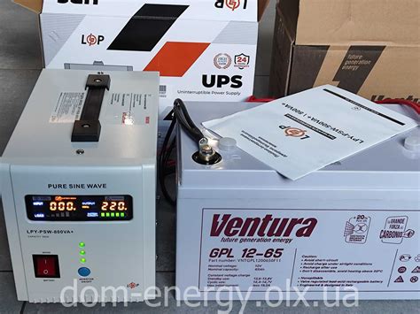 Комплект бесперебойного резервного питания АКБ гель батарея + ИБП ДБЖ ...