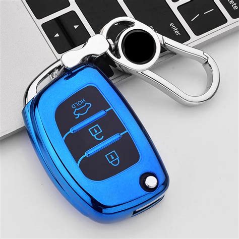 Soft TPU Car Key Case Cover For Hyundai Ix25 Ix35 I10 I20 Solaris