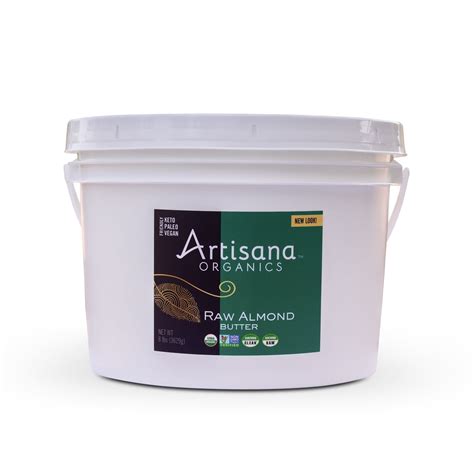 Almond Butter - 8lb Pail | Raw Organic Paleo | Artisana Organics