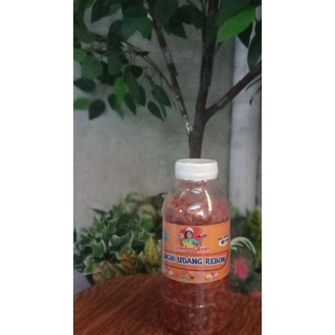 Jual SAMBAL KERING UDANG REBON SAMBEL RENGIK EBI KHAS LOMBOK Shopee